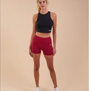 Gymshark Dreamy High Waisted Shorts - BEET